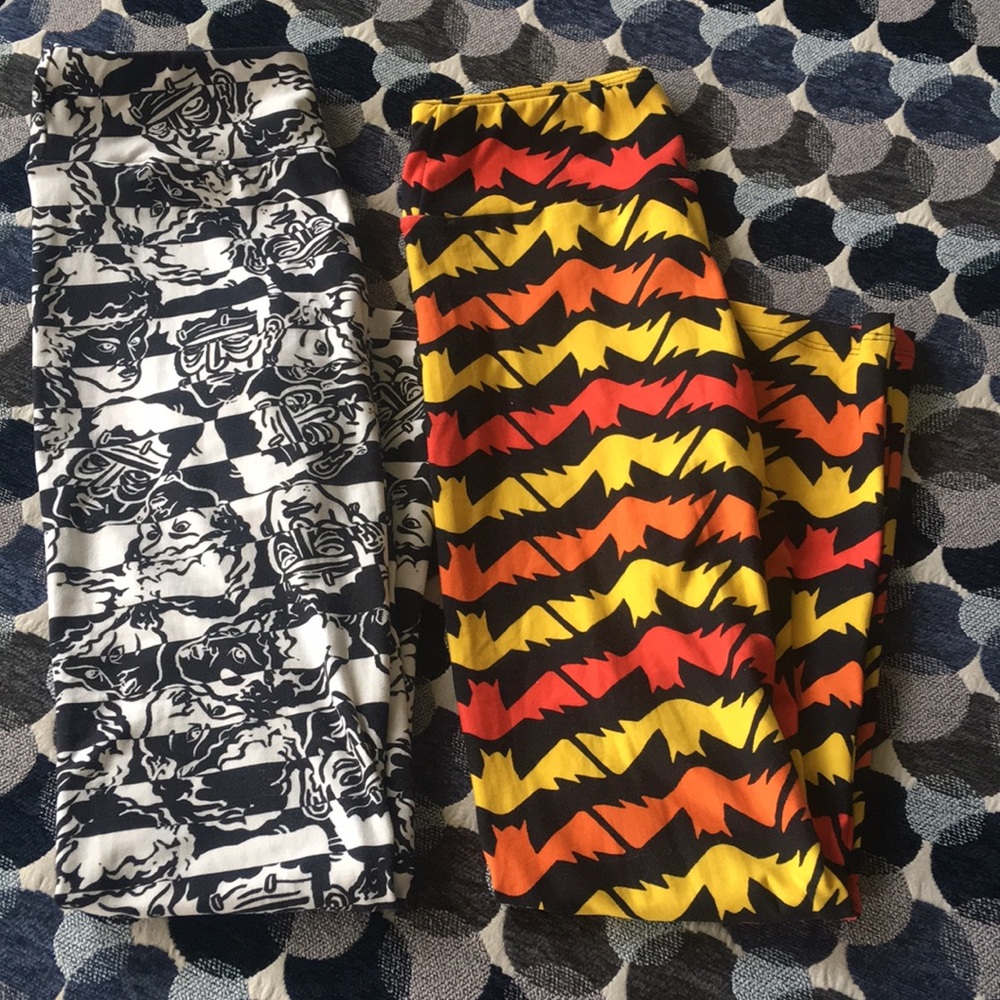 Lularoe OS Halloween leggings